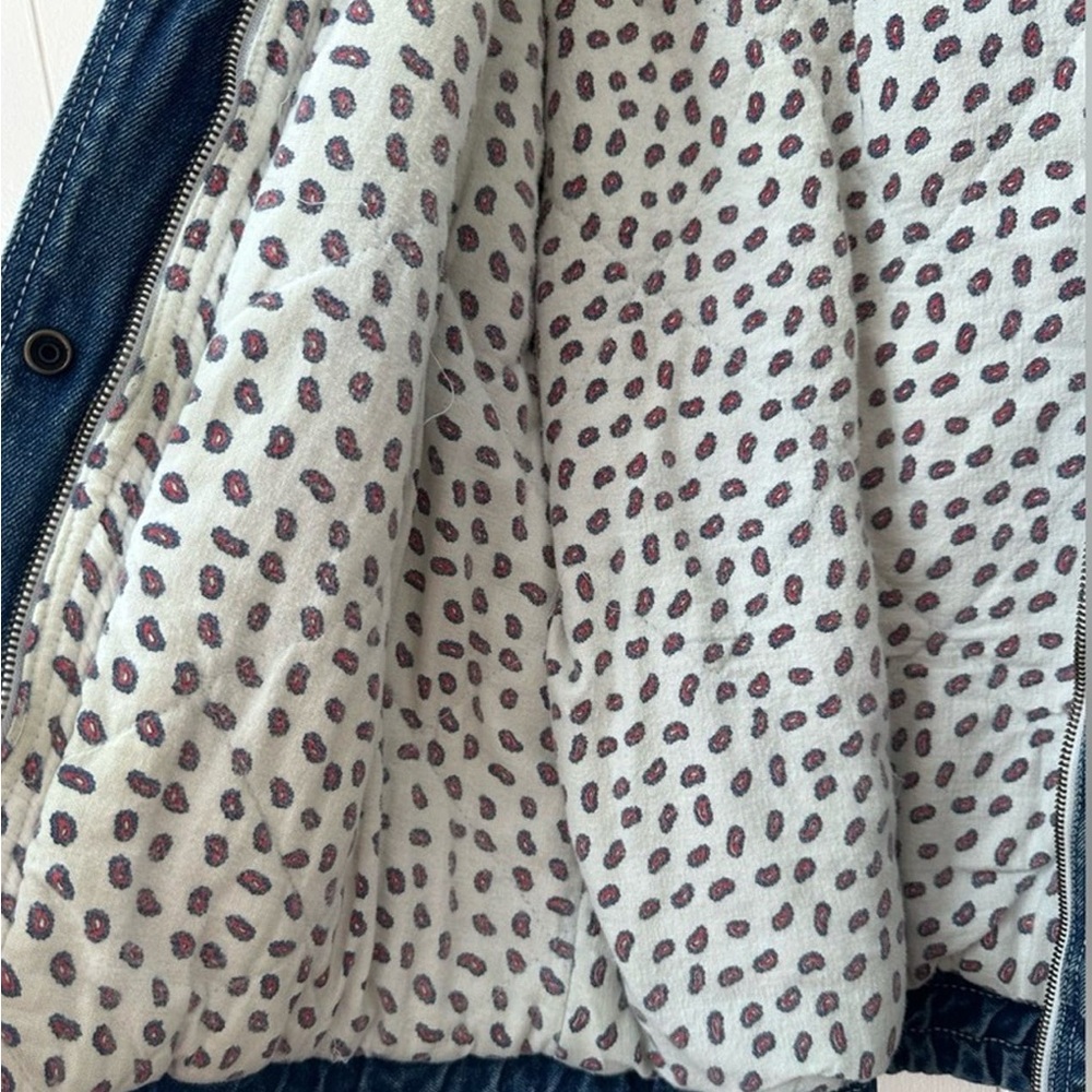 sergio valente • vintage denim jacket quilted jean barn coat 80s 90s y2k - Picture 10 of 11